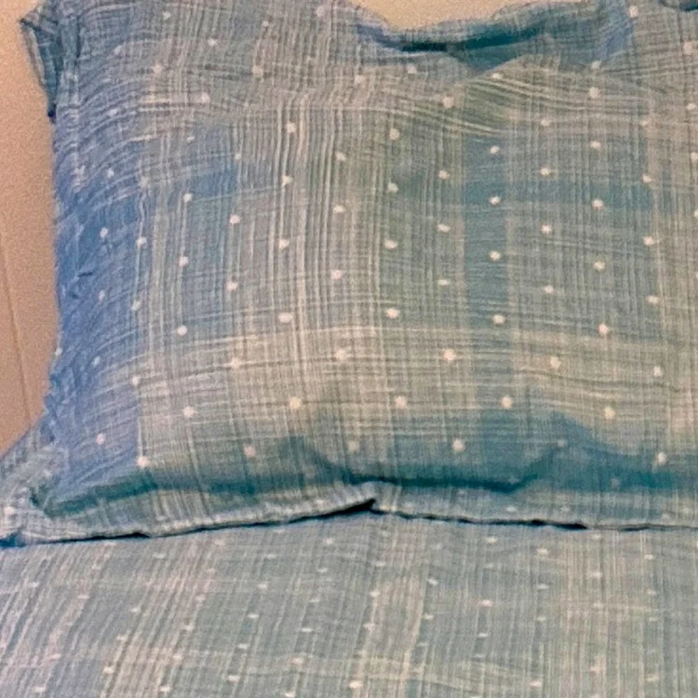 Machine Washable Ultra Soft Hypoallergenic Blue and White 3-Piece Duvet …
